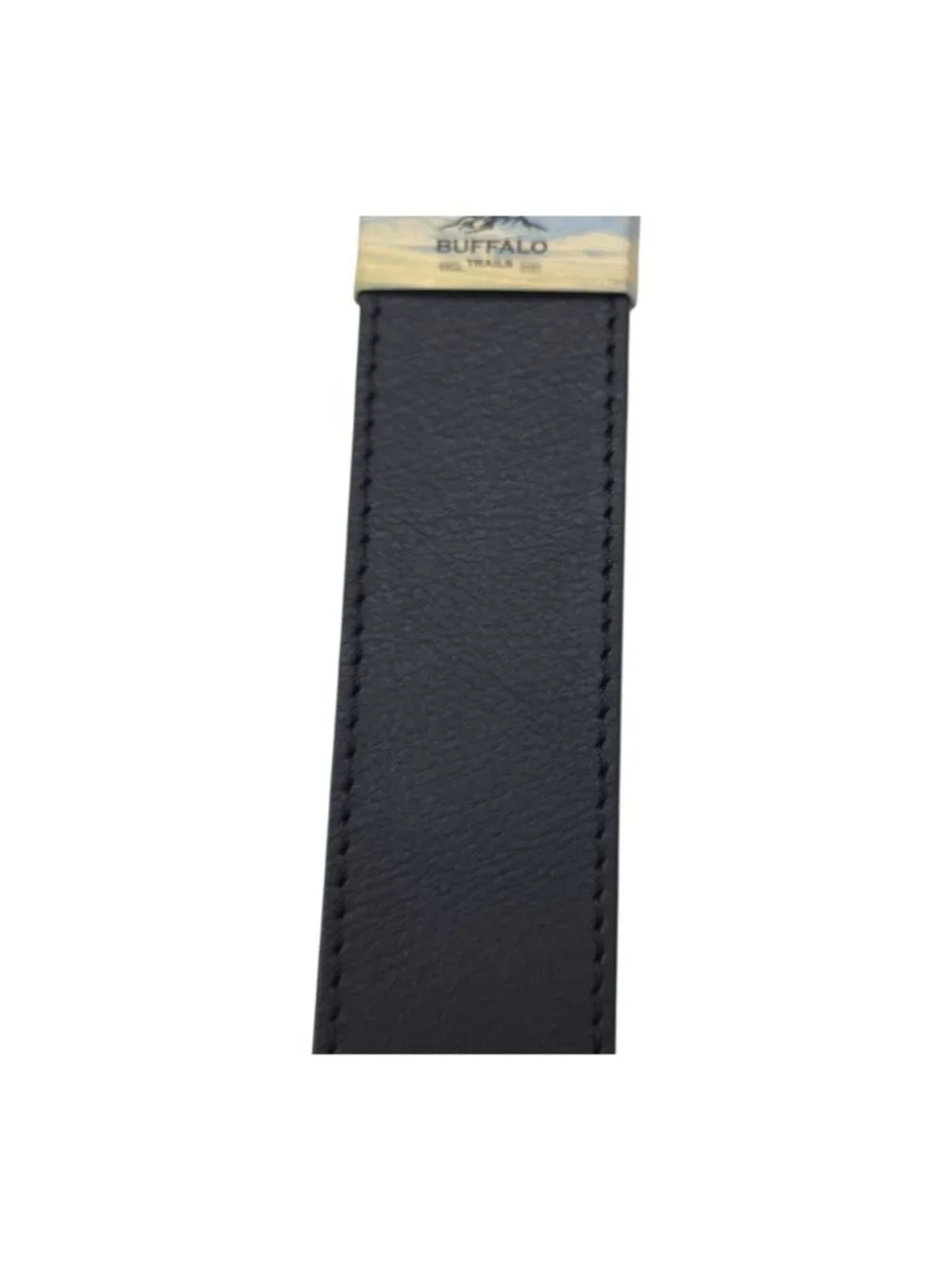 Buffalo Trails Mens Genuine Buffalo Leather Belt Size 40 Durable 1.5